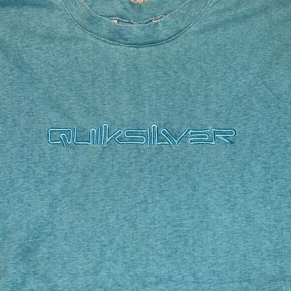 Quicksilver Vintage 80’s 90’s Blue Cotton T-Shirt Large - Picture 2 of 5